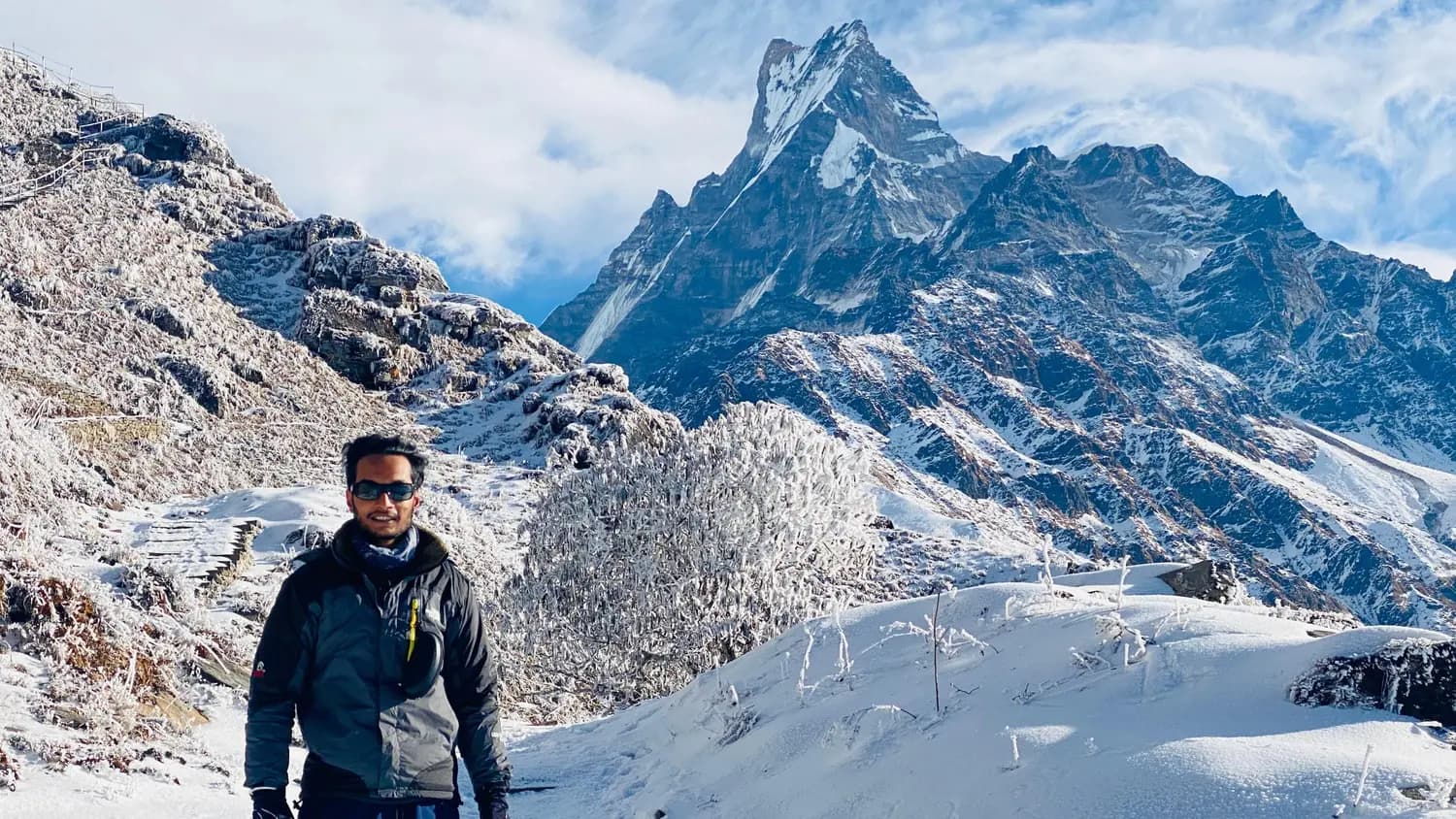 A private custom trek with a 6K Nepal guide, Annapurna region